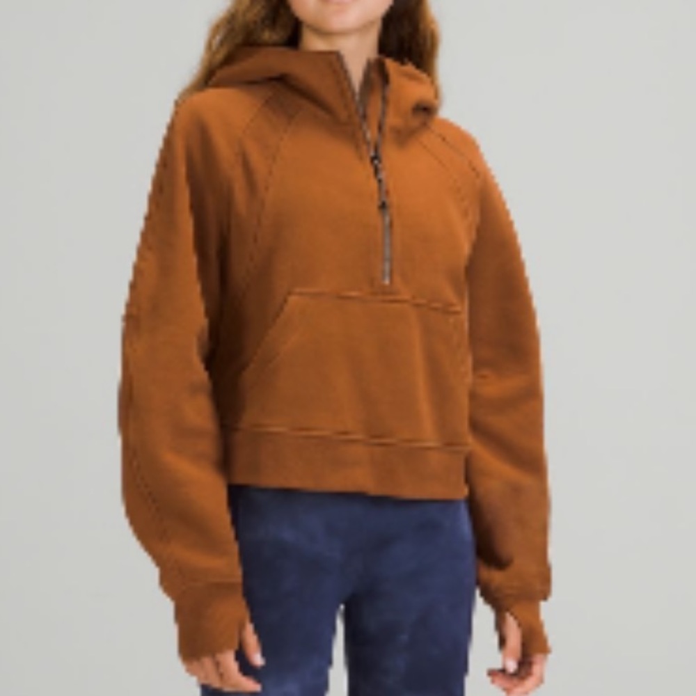 Lululemon scuba oversized half zip up.   TOP ONLY
